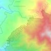 Paran Dolok topographic map, elevation, terrain