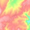 Ndindindi topographic map, elevation, terrain