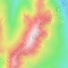Càrn nan Gabhar topographic map, elevation, terrain