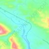 Klaarstroom topographic map, elevation, terrain