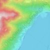 Donego topographic map, elevation, terrain