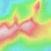 Glyder Fach topographic map, elevation, terrain