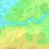 La Curée topographic map, elevation, terrain