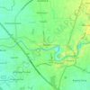 Pulilan topographic map, elevation, terrain