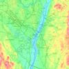 Albany topographic map, elevation, terrain