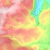 Dylife topographic map, elevation, terrain