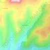 Canastra Baixa topographic map, elevation, terrain