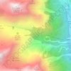 Cascata topographic map, elevation, terrain