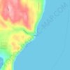 Glendale topographic map, elevation, terrain