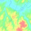 Crossroads topographic map, elevation, terrain