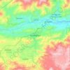 Guastatoya topographic map, elevation, terrain