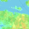 Gräddö topographic map, elevation, terrain