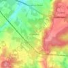 Oversland topographic map, elevation, terrain