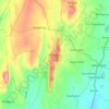Melukote topographic map, elevation, terrain