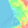 Tinambac topographic map, elevation, terrain