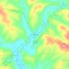 Walnut Shade topographic map, elevation, terrain