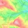 Millhouse Green topographic map, elevation, terrain