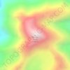 Mango Gusor topographic map, elevation, terrain