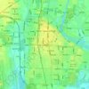 仁和镇 topographic map, elevation, terrain