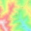 La Fortuna topographic map, elevation, terrain