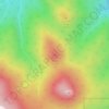 Lightning Peak topographic map, elevation, terrain