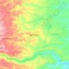 Wamagana topographic map, elevation, terrain