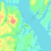 Shady Grove topographic map, elevation, terrain