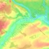 Кокошкино topographic map, elevation, terrain