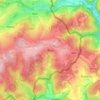 Bras topographic map, elevation, terrain