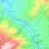 Arbieto Cochabamba topographic map, elevation, terrain