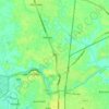 Tongi topographic map, elevation, terrain