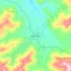 ብዘት / Bizet topographic map, elevation, terrain
