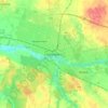Holstebro topographic map, elevation, terrain