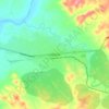 Moatize topographic map, elevation, terrain