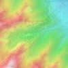 Whitney Portal topographic map, elevation, terrain