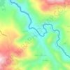 Choman topographic map, elevation, terrain