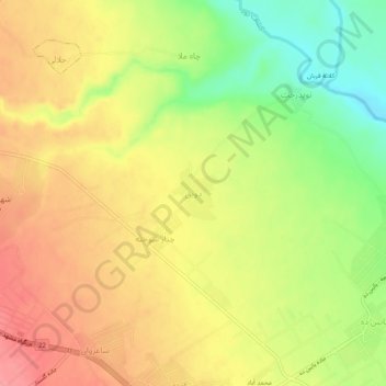 Devin topographic map, elevation, terrain