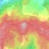 Camels Hump topographic map, elevation, terrain
