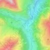 Baretge topographic map, elevation, terrain