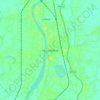 Murshidabad topographic map, elevation, terrain