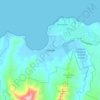 Hanalei topographic map, elevation, terrain