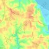 Chesapeake Cove Estates topographic map, elevation, terrain