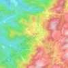 Fontem topographic map, elevation, terrain