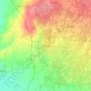 Debrecen topographic map, elevation, terrain