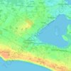 Pea topographic map, elevation, terrain