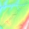 Barranquillas topographic map, elevation, terrain