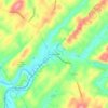 Mineral Bluff topographic map, elevation, terrain