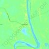 Mohammadpur topographic map, elevation, terrain