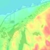 Burgess topographic map, elevation, terrain