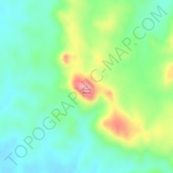 Mount Beauty topographic map, elevation, terrain